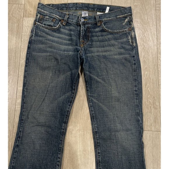 Vintage Lucky Brand Dungarees Dream Jean Blue Jeans Button Fly 6/28 USA Made - Picture 4 of 11